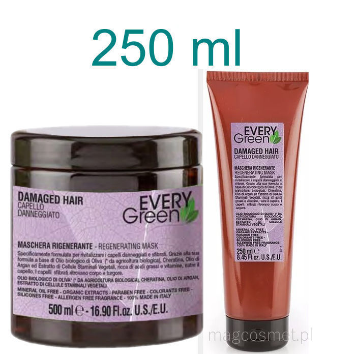 Every Green DAMAGED HAIR Mask 250ml Cosmetics Online Wellness Premium  Products Monrin MagCosmet
