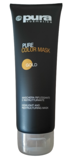 Pura Pure Gold Maska Koloryzująca Utrwala Kolor 250ml